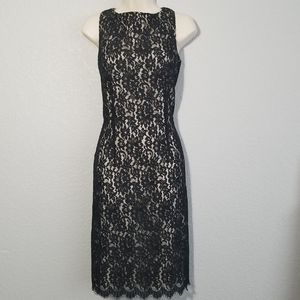 Ann Taylor Black Lace Dress